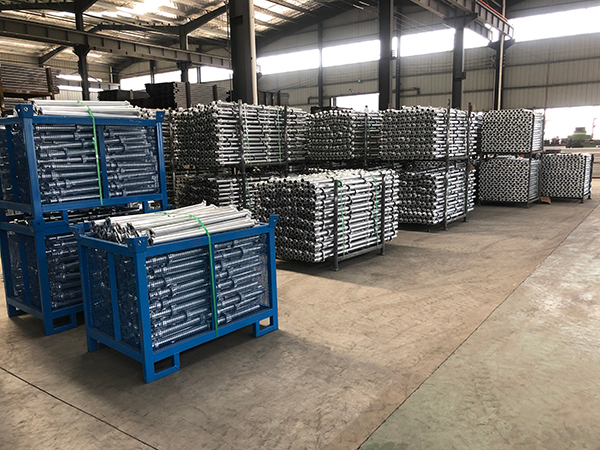 Sistema de andamio galvanizado