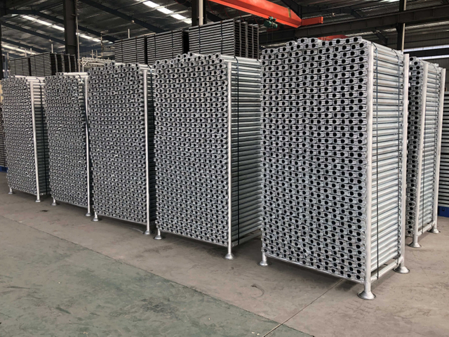 Ledger de andamio galvanizado